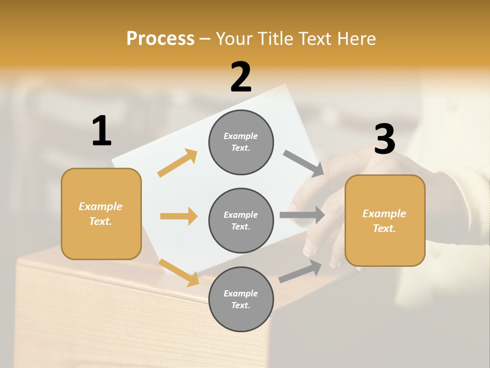 Agree Ballot Urn PowerPoint Template