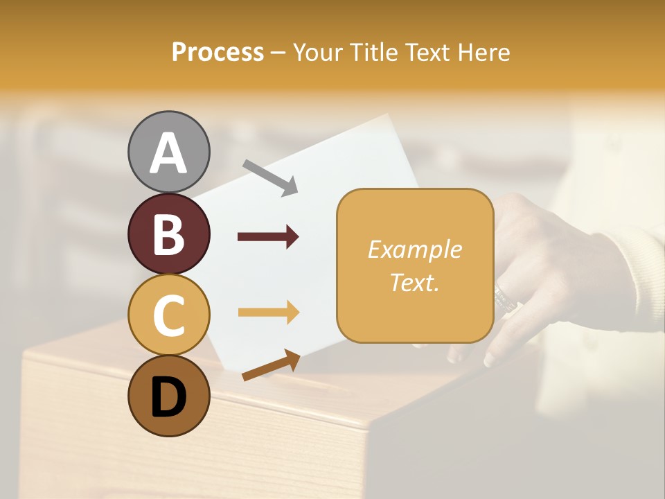 Agree Ballot Urn PowerPoint Template