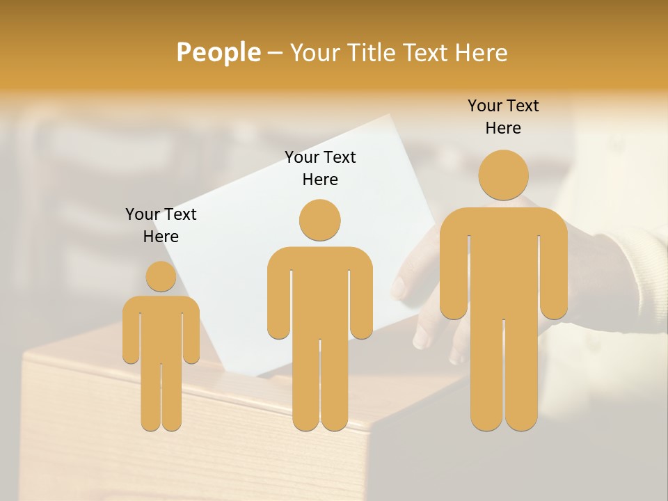 Agree Ballot Urn PowerPoint Template