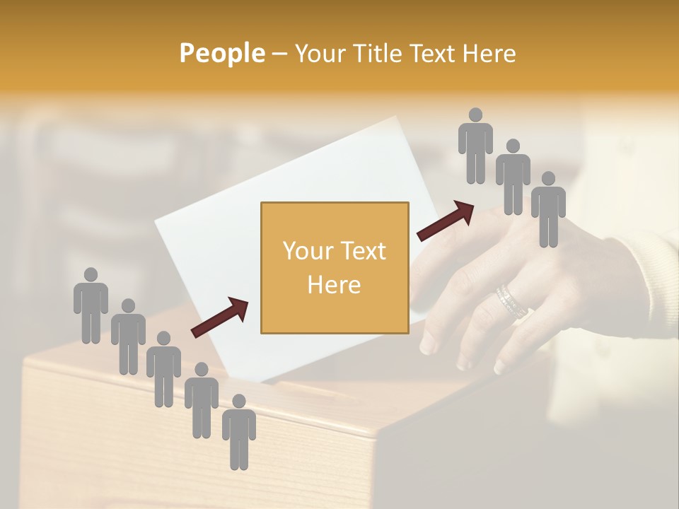 Agree Ballot Urn PowerPoint Template