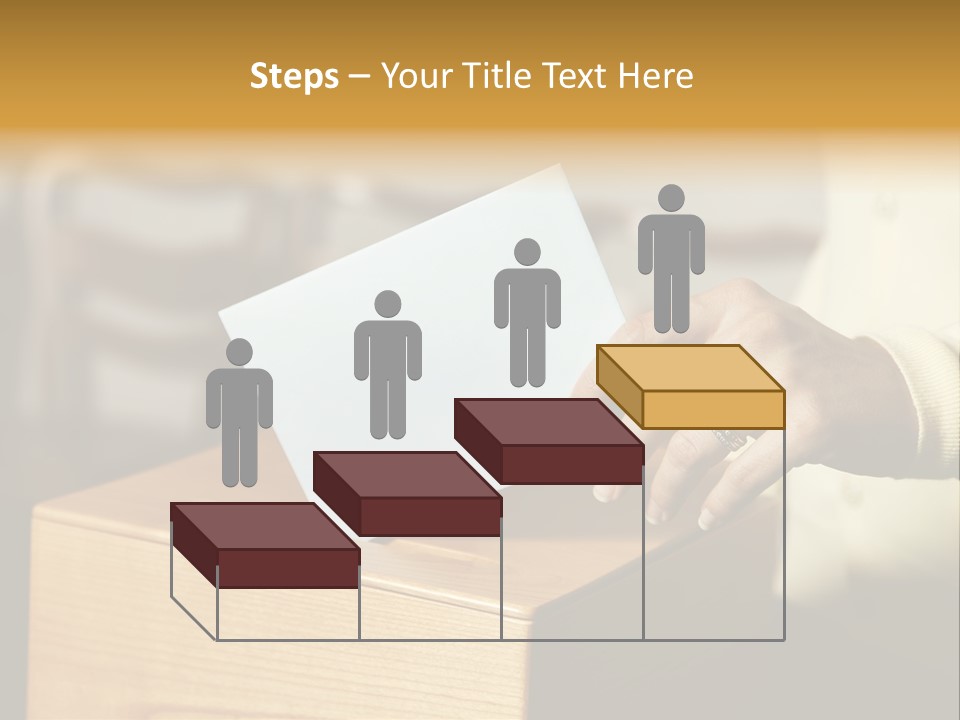 Agree Ballot Urn PowerPoint Template