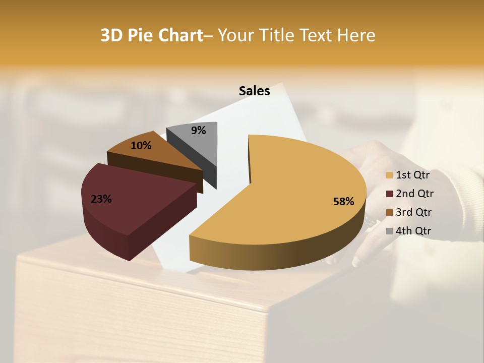 Agree Ballot Urn PowerPoint Template