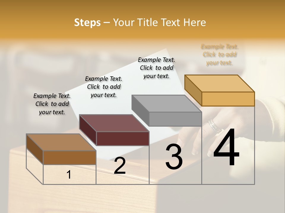 Agree Ballot Urn PowerPoint Template
