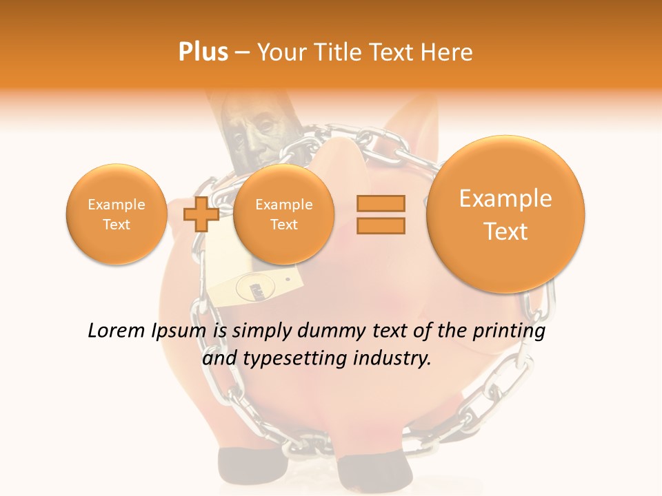 Rentenversicherung Assets Bank PowerPoint Template