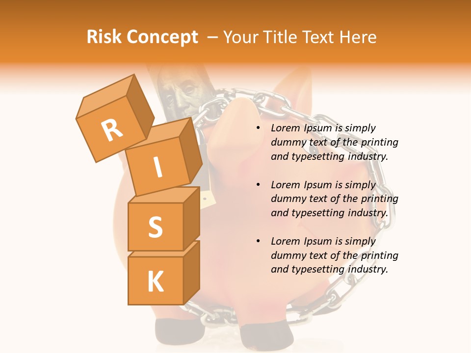 Rentenversicherung Assets Bank PowerPoint Template