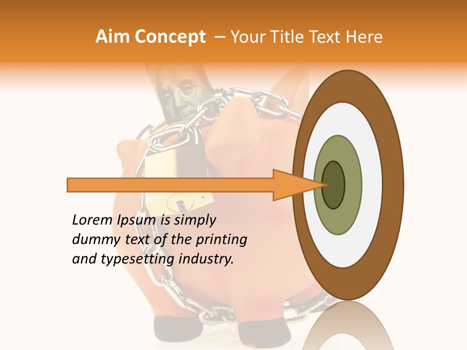 Rentenversicherung Assets Bank PowerPoint Template