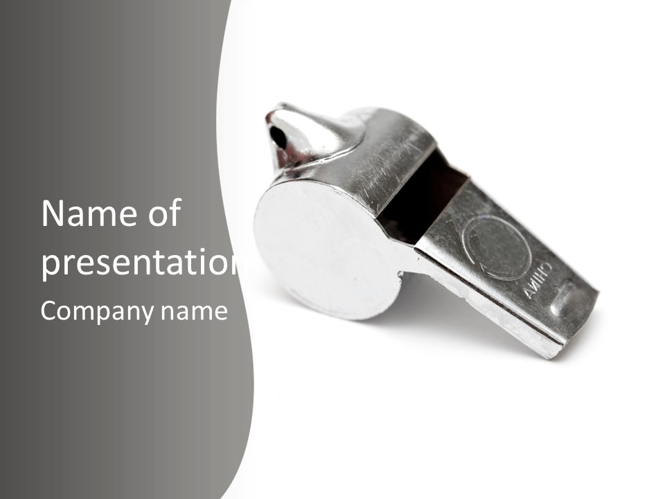 Loud Whistle Tweet PowerPoint Template