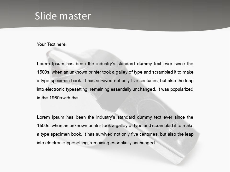 Loud Whistle Tweet PowerPoint Template