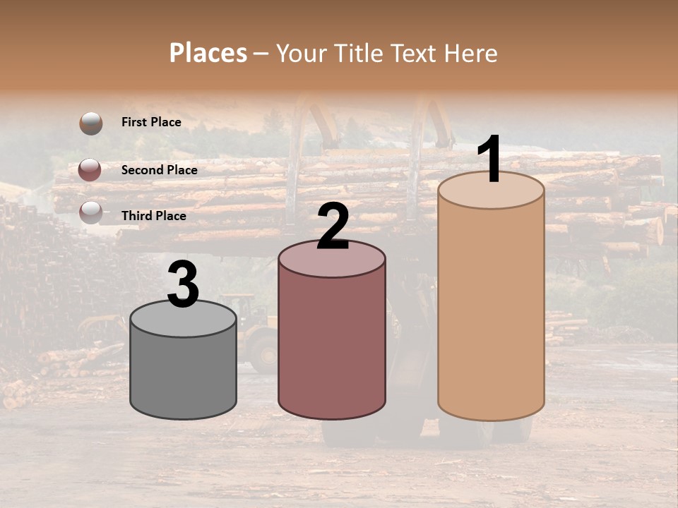 Hauling Mover Cargo PowerPoint Template