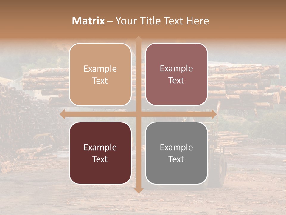 Hauling Mover Cargo PowerPoint Template
