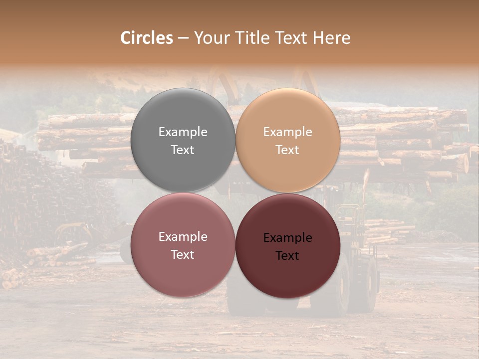 Hauling Mover Cargo PowerPoint Template