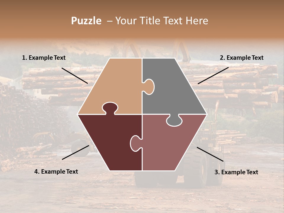 Hauling Mover Cargo PowerPoint Template