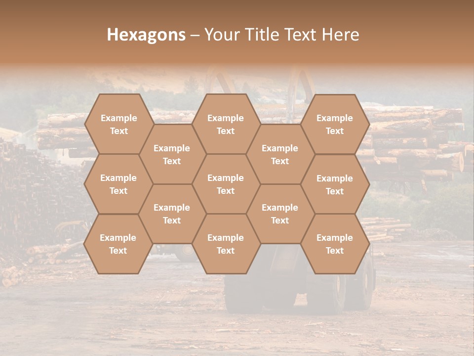 Hauling Mover Cargo PowerPoint Template