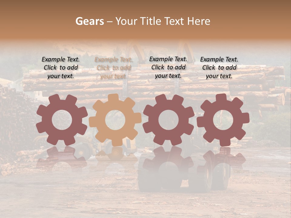 Hauling Mover Cargo PowerPoint Template