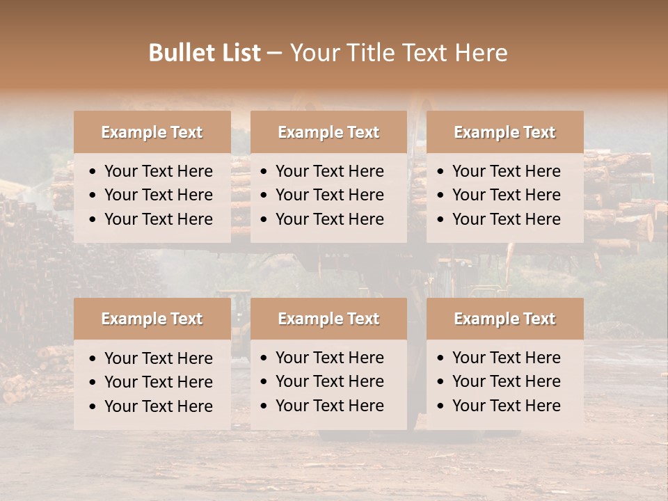 Hauling Mover Cargo PowerPoint Template