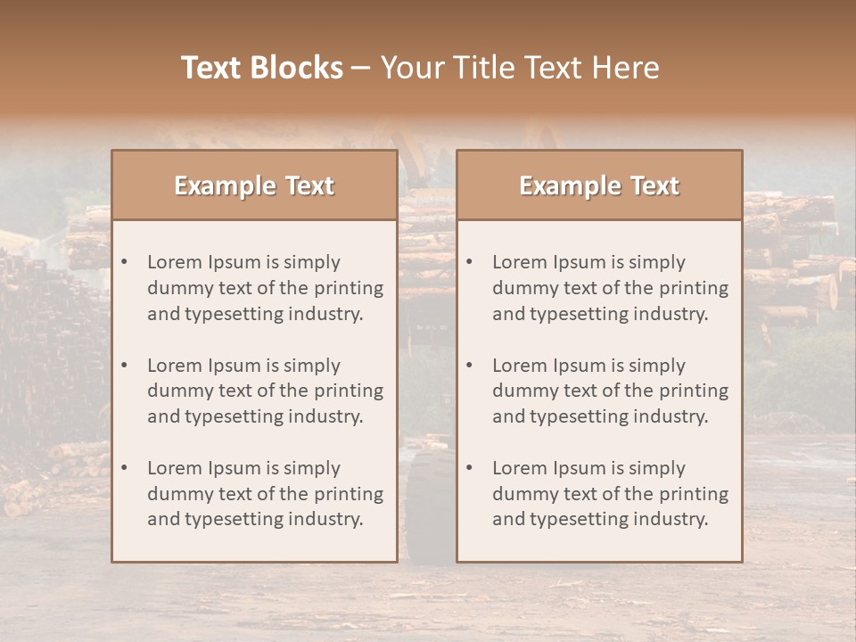 Hauling Mover Cargo PowerPoint Template