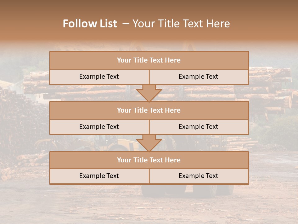 Hauling Mover Cargo PowerPoint Template