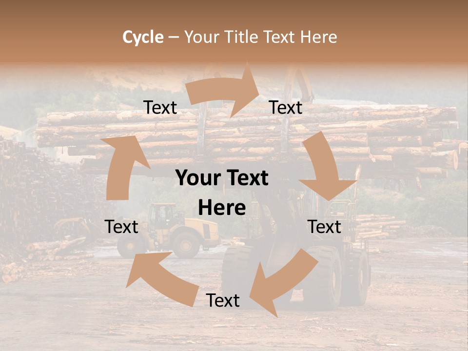 Hauling Mover Cargo PowerPoint Template