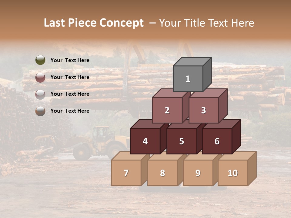 Hauling Mover Cargo PowerPoint Template