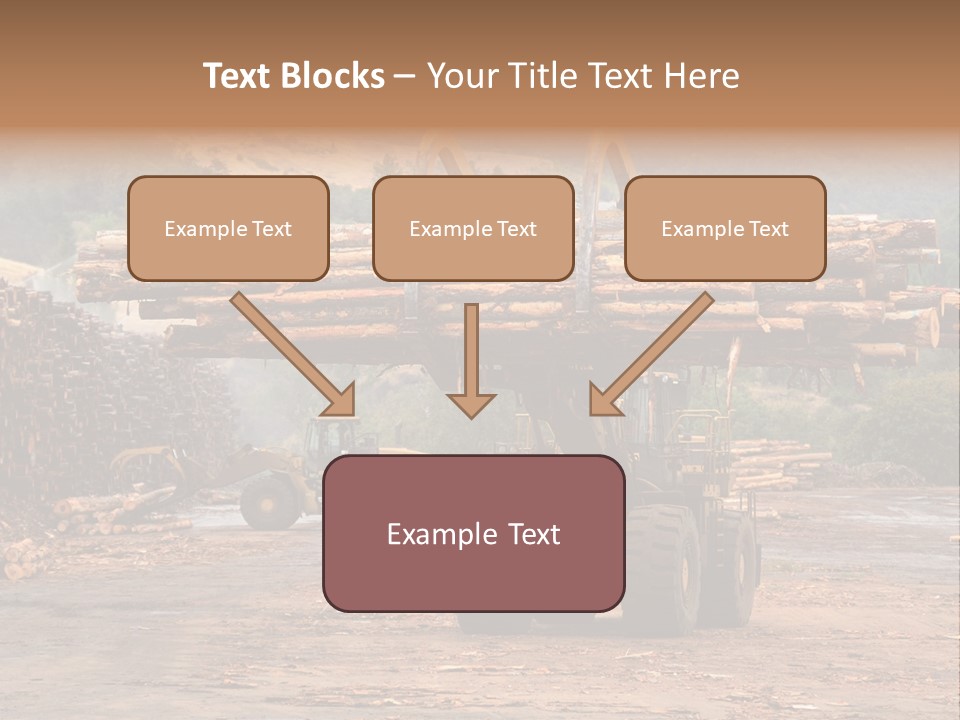 Hauling Mover Cargo PowerPoint Template