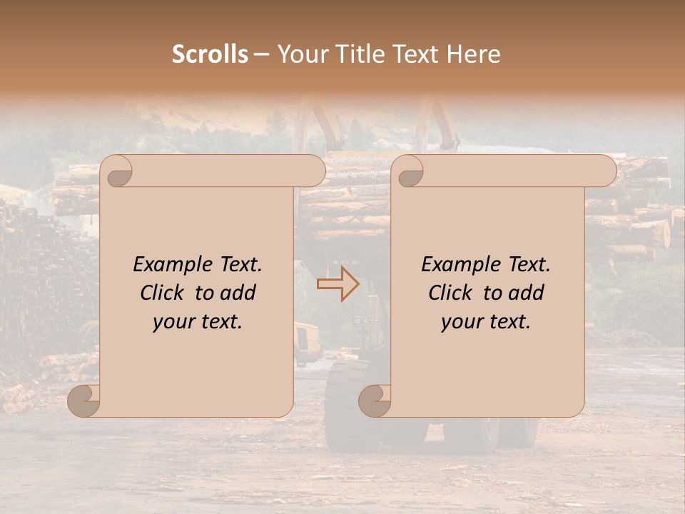 Hauling Mover Cargo PowerPoint Template