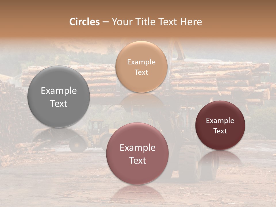 Hauling Mover Cargo PowerPoint Template