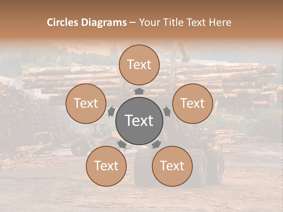 Hauling Mover Cargo PowerPoint Template