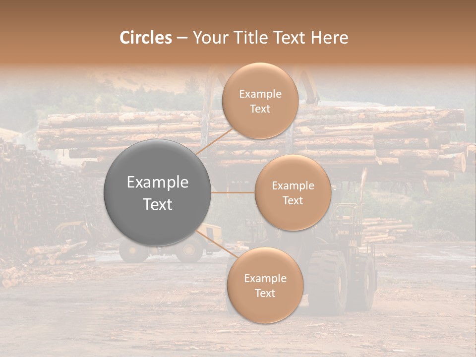 Hauling Mover Cargo PowerPoint Template