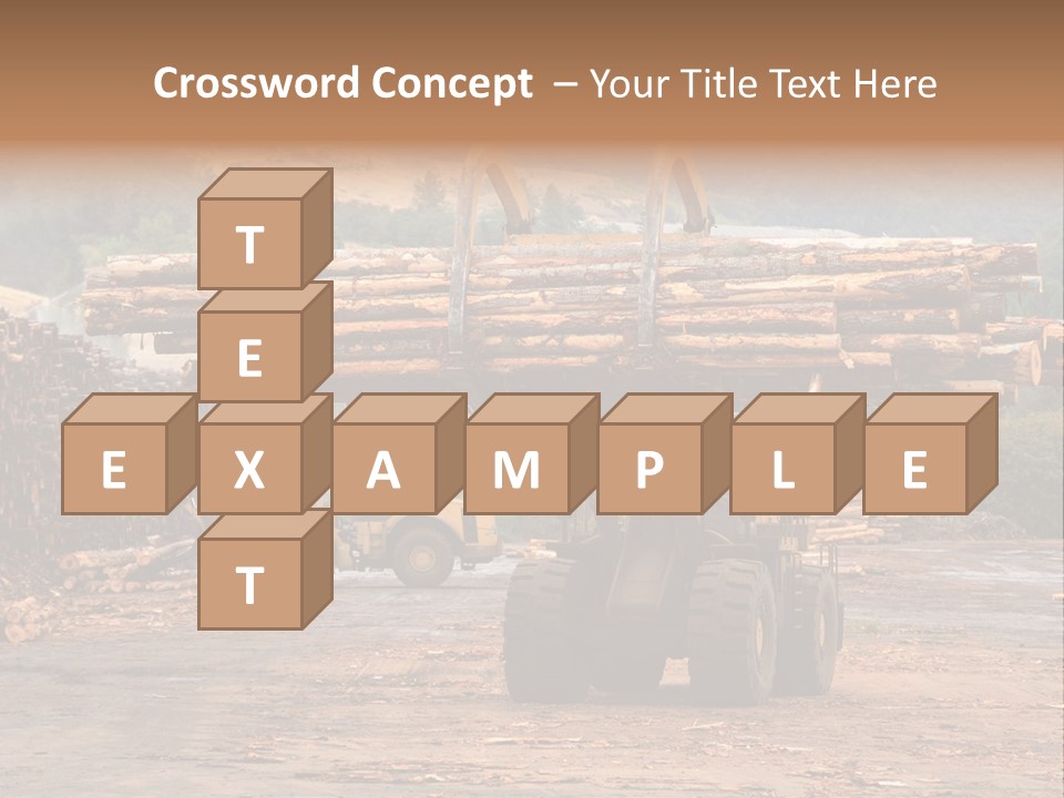 Hauling Mover Cargo PowerPoint Template