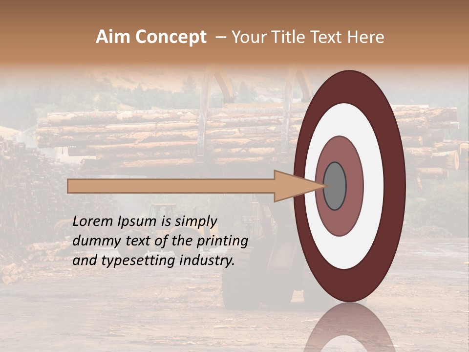 Hauling Mover Cargo PowerPoint Template