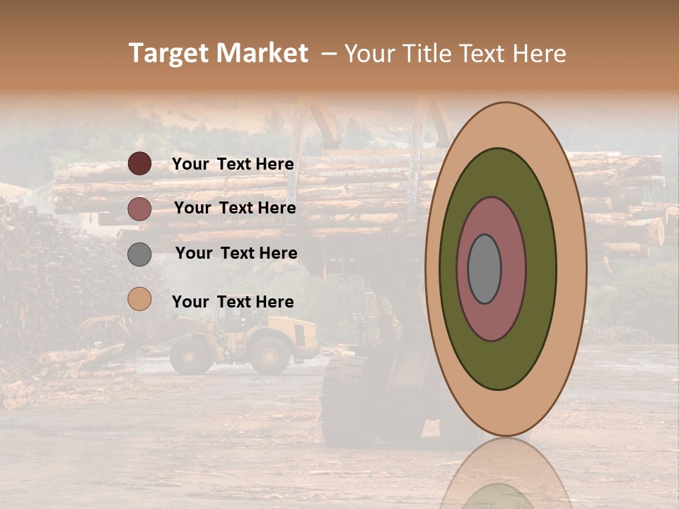 Hauling Mover Cargo PowerPoint Template