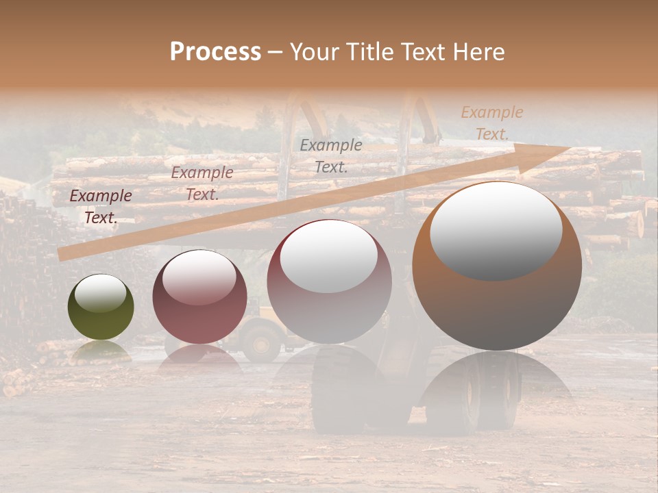 Hauling Mover Cargo PowerPoint Template