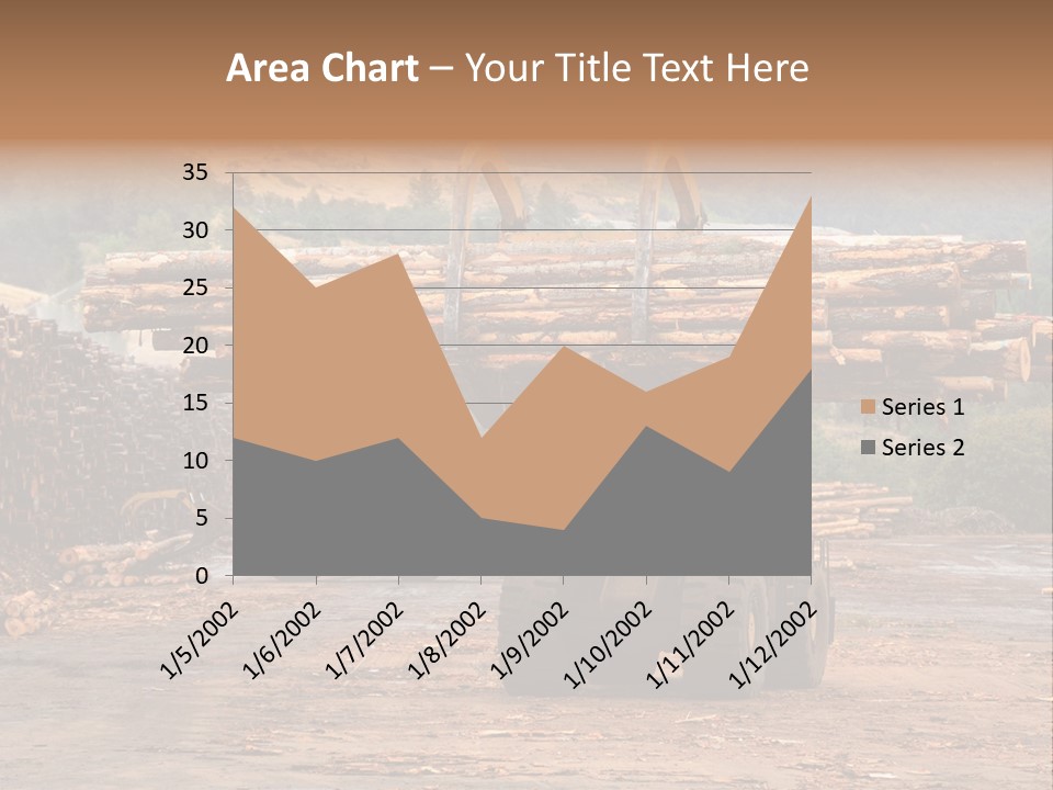Hauling Mover Cargo PowerPoint Template