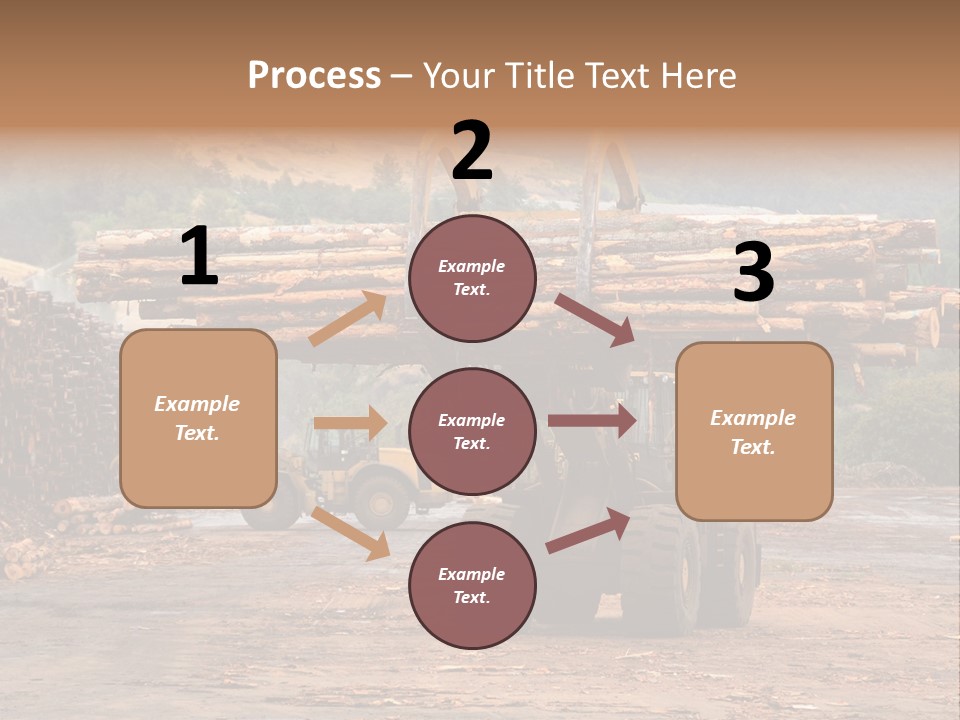 Hauling Mover Cargo PowerPoint Template
