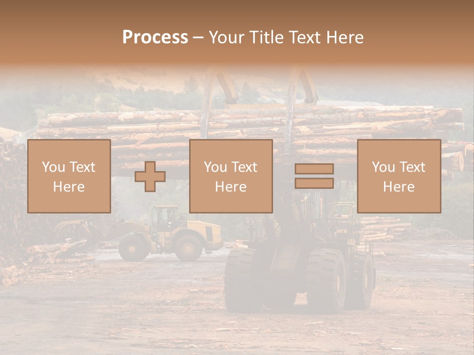 Hauling Mover Cargo PowerPoint Template
