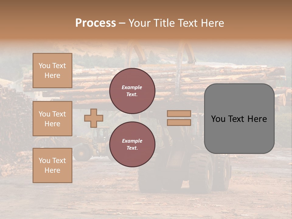 Hauling Mover Cargo PowerPoint Template