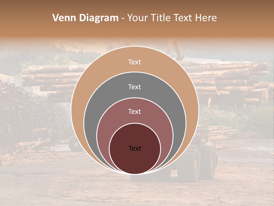 Hauling Mover Cargo PowerPoint Template