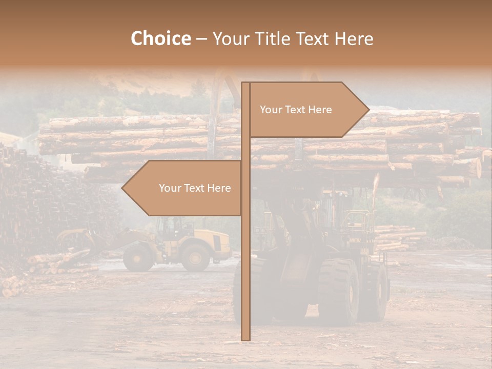 Hauling Mover Cargo PowerPoint Template
