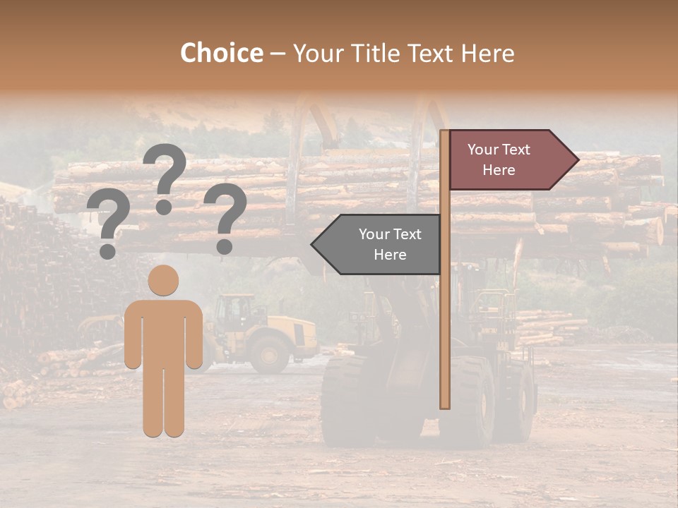 Hauling Mover Cargo PowerPoint Template