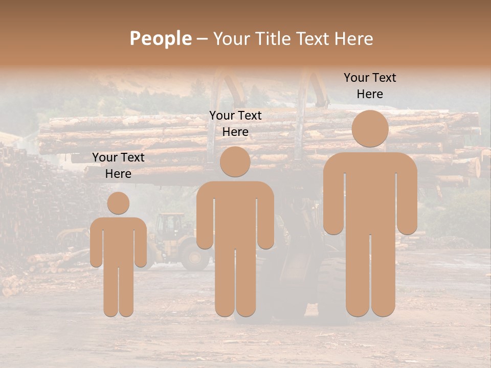 Hauling Mover Cargo PowerPoint Template