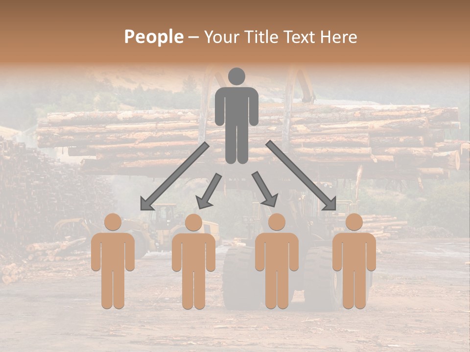 Hauling Mover Cargo PowerPoint Template