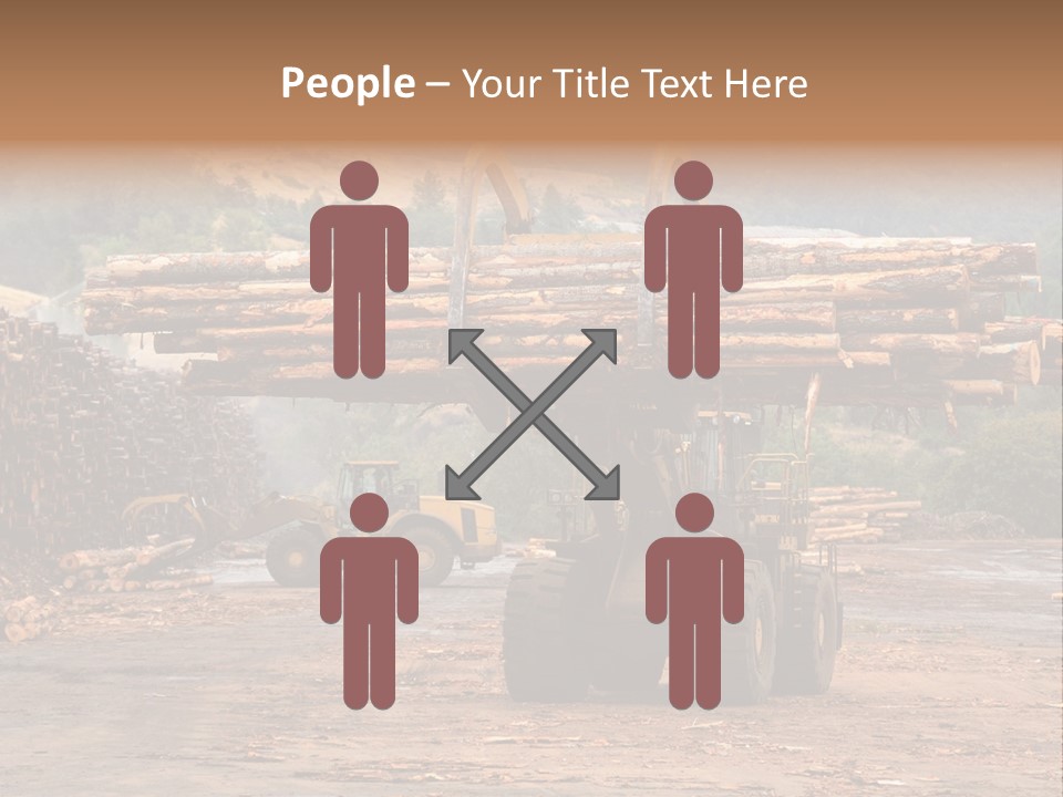 Hauling Mover Cargo PowerPoint Template