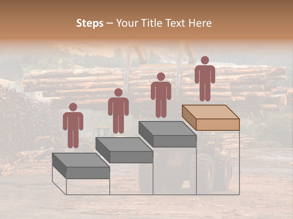 Hauling Mover Cargo PowerPoint Template