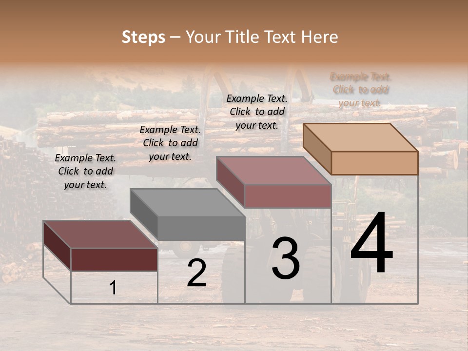 Hauling Mover Cargo PowerPoint Template