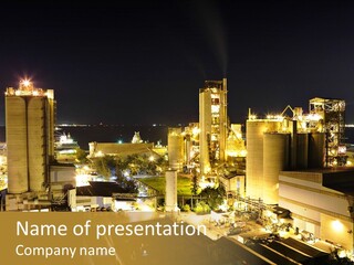 Metal Plant Container PowerPoint Template