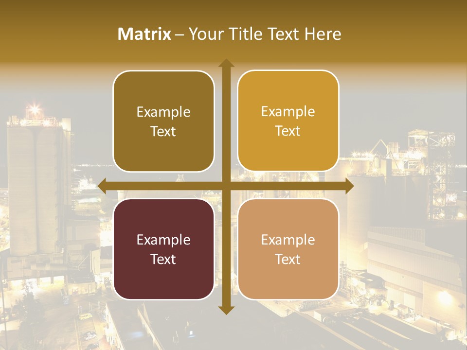 Metal Plant Container PowerPoint Template