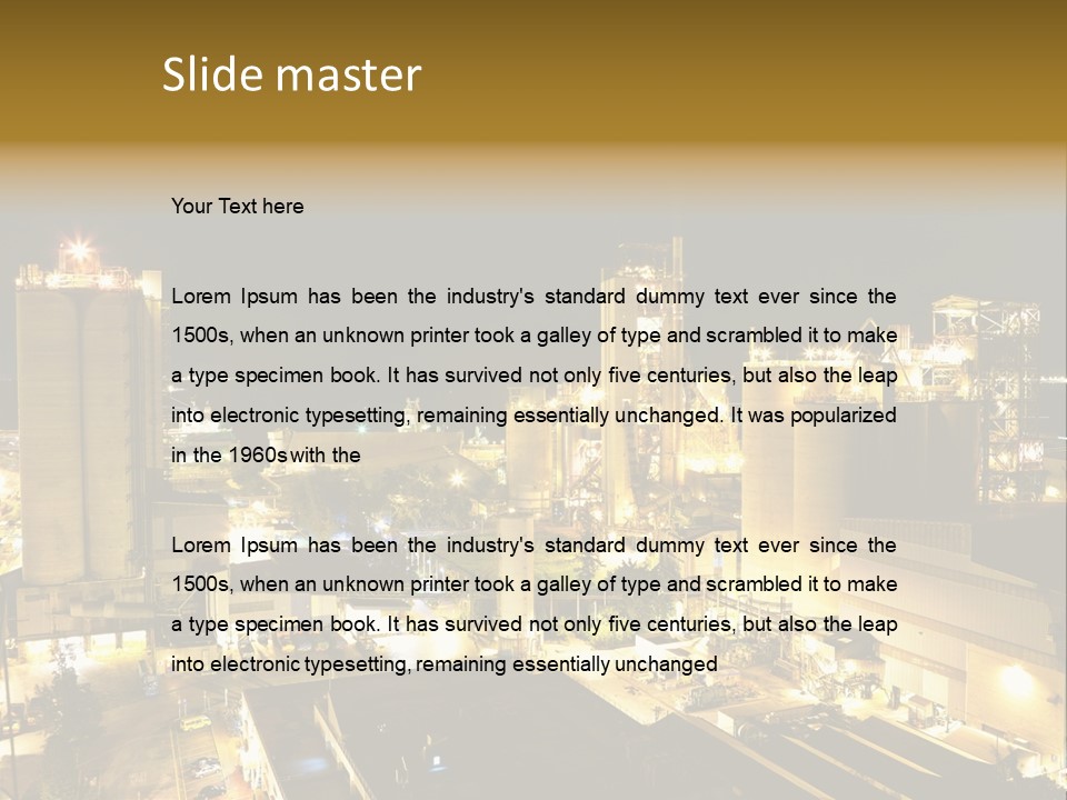 Metal Plant Container PowerPoint Template