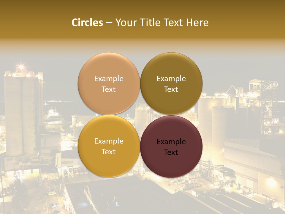 Metal Plant Container PowerPoint Template