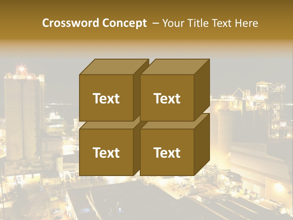 Metal Plant Container PowerPoint Template