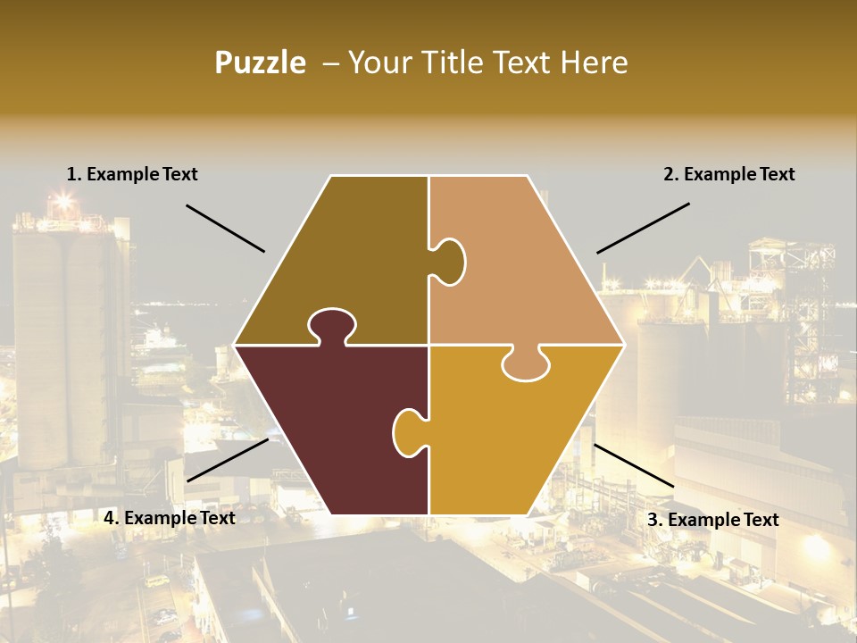 Metal Plant Container PowerPoint Template